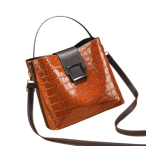 sac bandoulière orange cuite